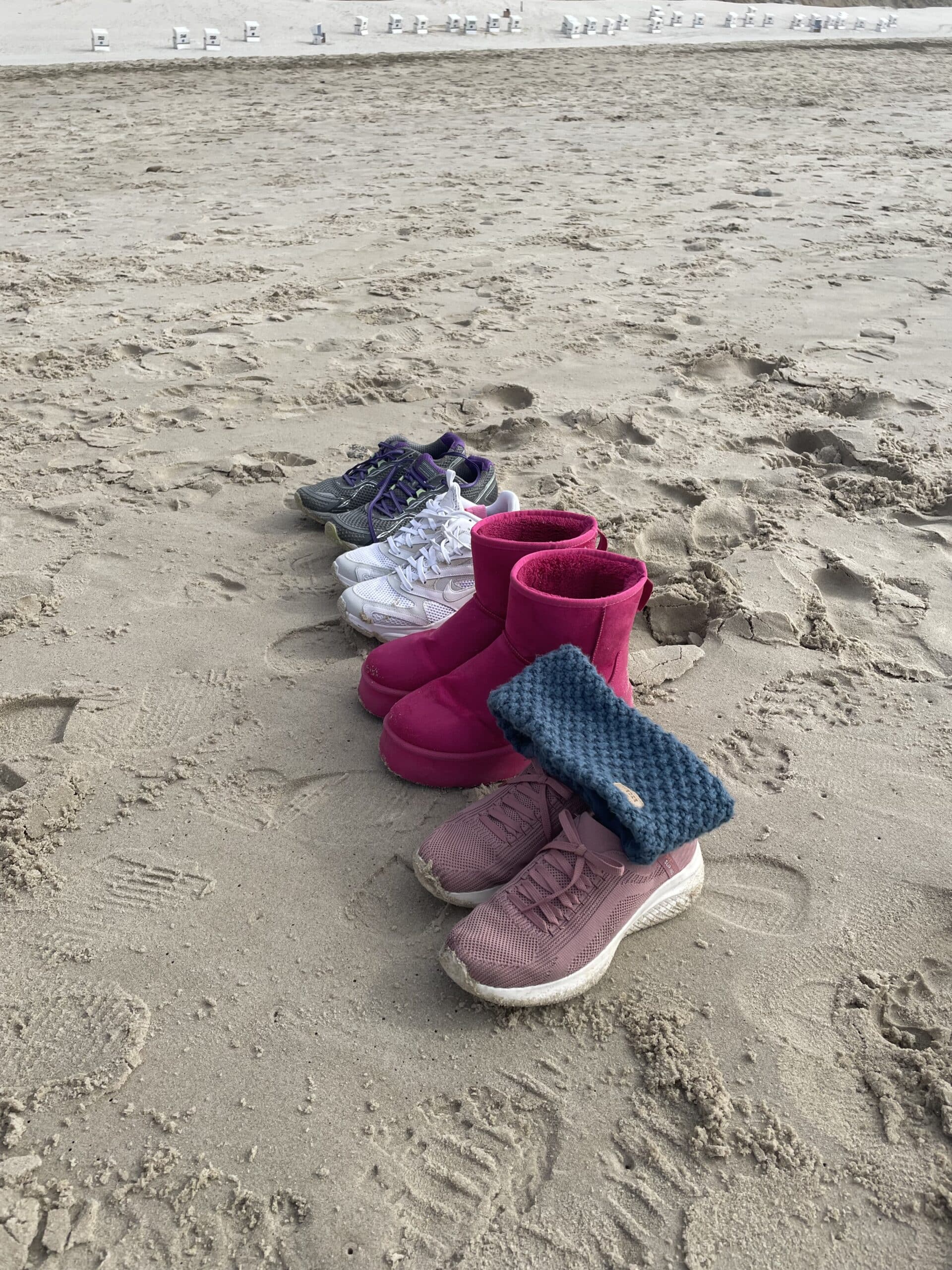 Schuhe am Strand von Sylt